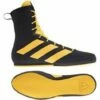 Adidas Box Hog 3 Boxing Boots - Black/Gold