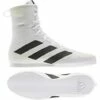 Adidas Box Hog 3 Boxing Boots - White