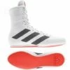 Adidas Box Hog 3 Boxing Boots - White/Black/Red
