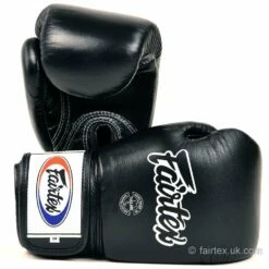 BGV1-B Fairtex Black Breathable Boxing Gloves