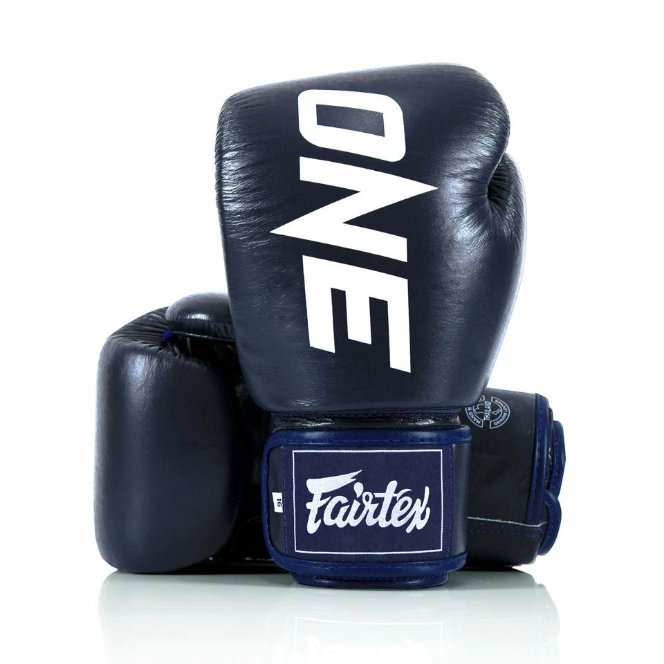 BGV1 Fairtex X ONE Championship Blue Boxing Gloves - Image 3