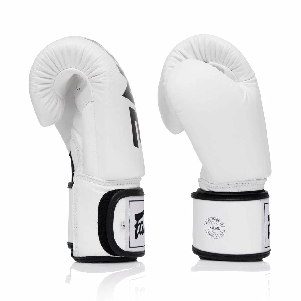 BGV1 Fairtex X ONE Championship White Boxing Gloves - Image 4