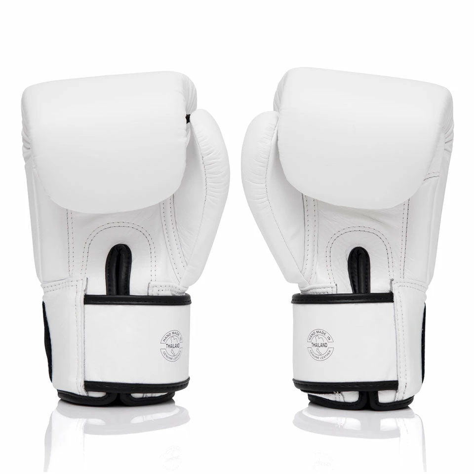 BGV1 Fairtex X ONE Championship White Boxing Gloves - Image 2