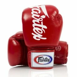 BGV19 Fairtex Red Deluxe Tight-Fit Gloves