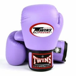 BGVL3 Twins Lavender Velcro Boxing Gloves