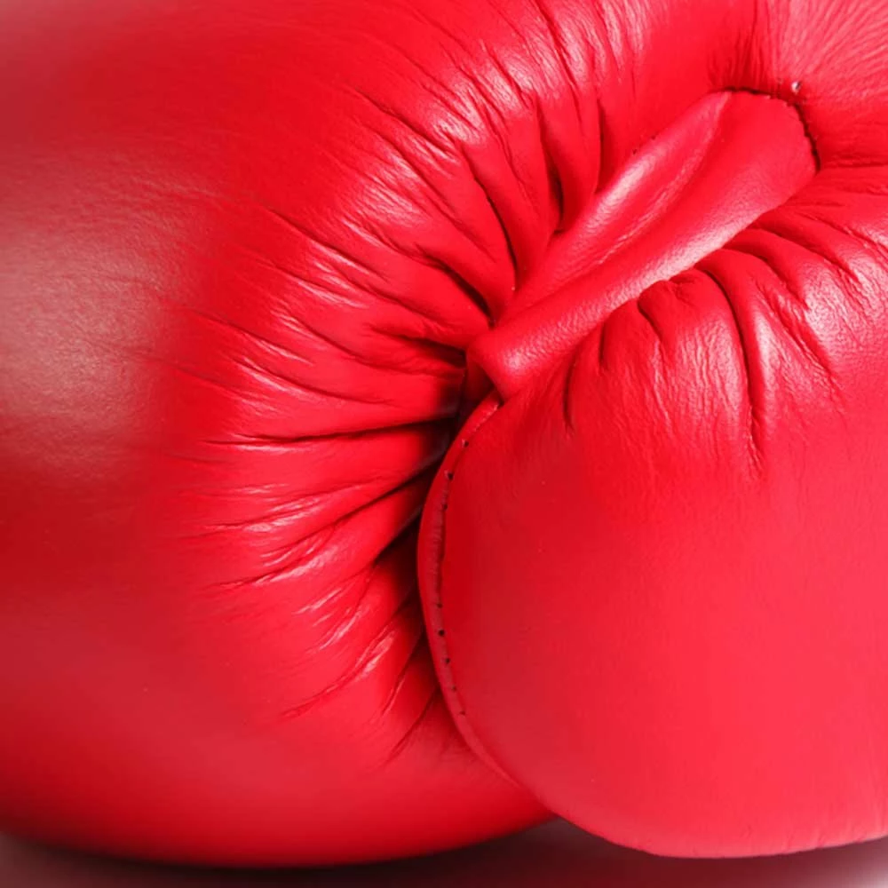 BGVL3 Twins Red Velcro Boxing Gloves - Image 2