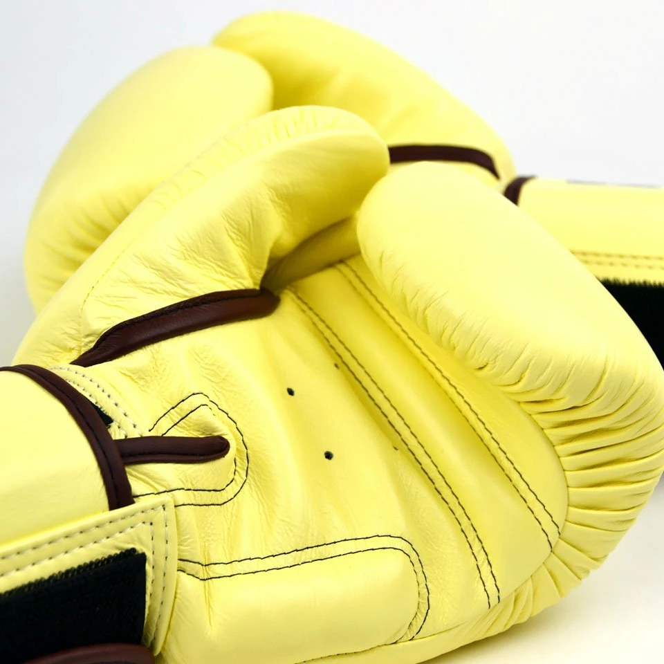 BGVL3 Twins Vanilla Velcro Boxing Gloves - Image 3