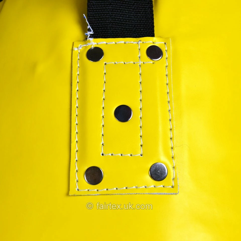 Fairtex 6ft Yellow Banana Kick Bag - Unfilled - Image 4