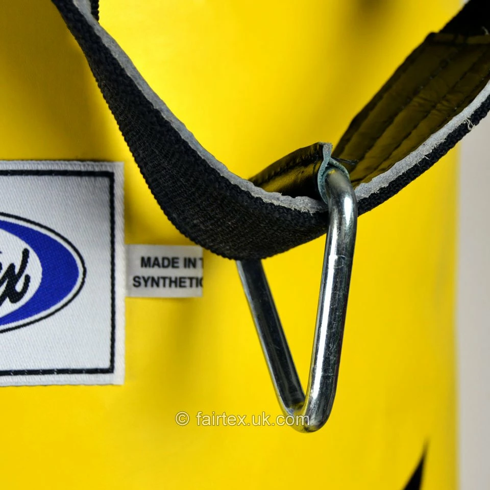 Fairtex 6ft Yellow Banana Kick Bag - Unfilled - Image 6