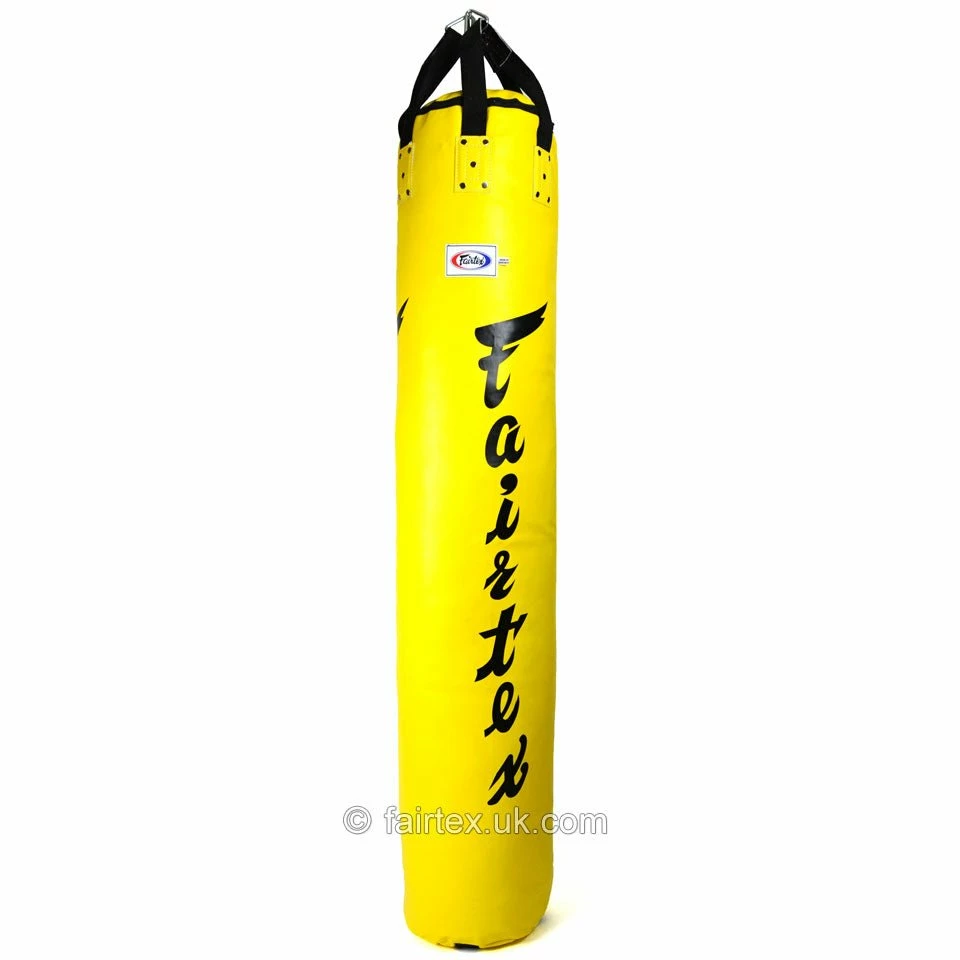 Fairtex 6ft Yellow Banana Kick Bag - Unfilled - Image 3