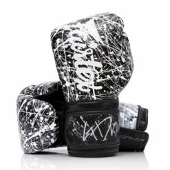 Fairtex BGV14PT The Painter Unique Boxing Gloves - Black/White