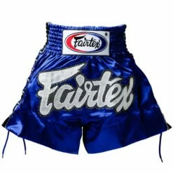 Fairtex BS0603 Blue Laced Sides Muay Thai Shorts