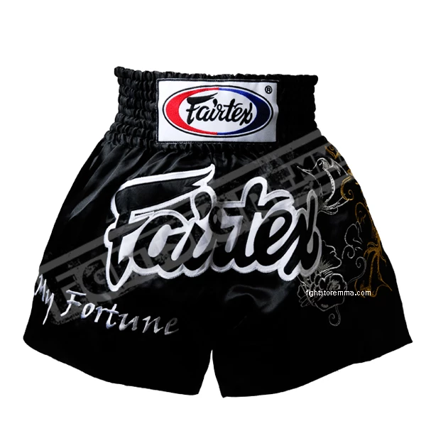 Fairtex BS0639 My Fortune Black Muay Thai Shorts