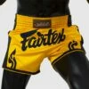 Fairtex BS1701 Slim Cut Muay Thai Shorts - Yellow