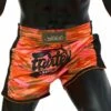 Fairtex BS1711 Slim Cut Muay Thai Shorts - Red Camo