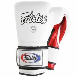 Fairtex Mexican Boxing Gloves - BGV9 White And Red