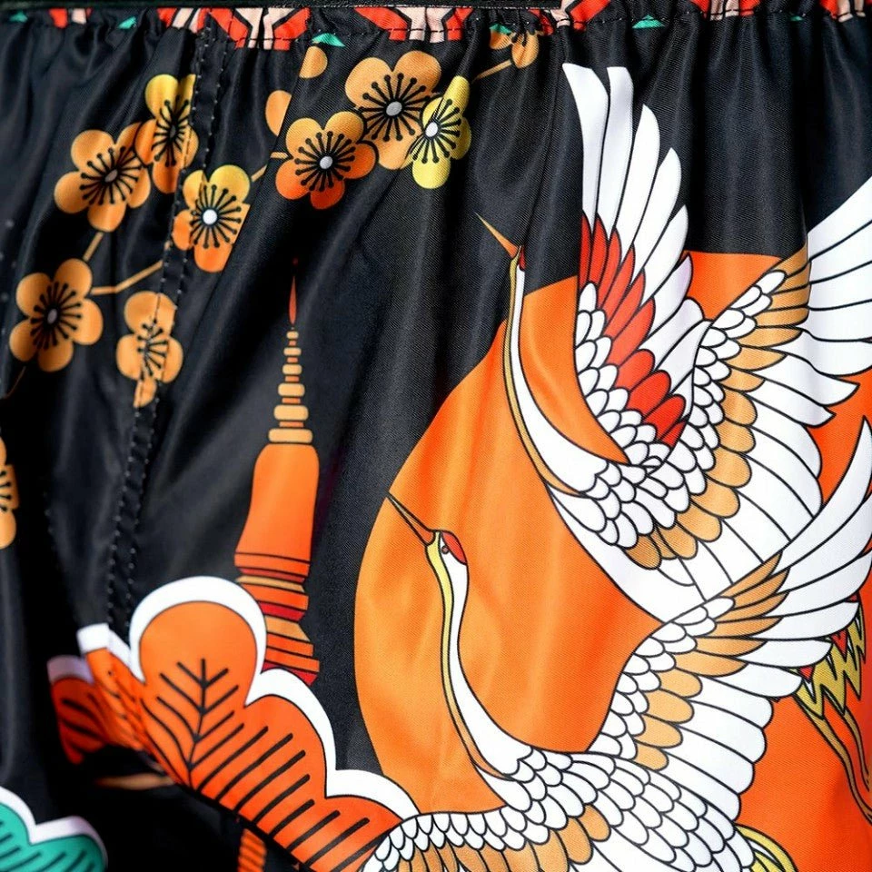 MS652 TUFF Muay Thai Shorts Autumn Sunray - Image 5