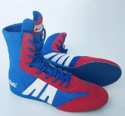Pro Box Kids Boxing Boots - Blue/Red