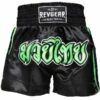 Revgear Kids Muay Thai Shorts - Black Green