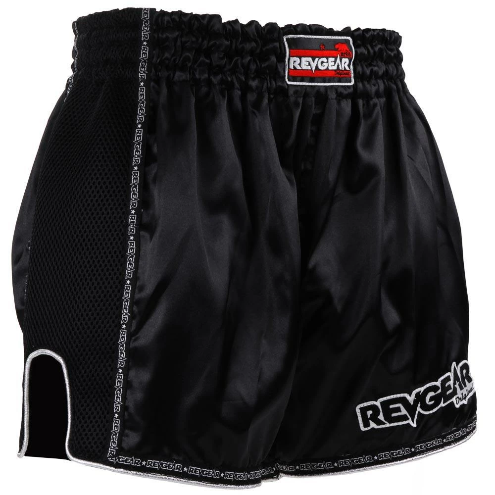 Revgear Original Muay Thai Shorts - Black - Image 5