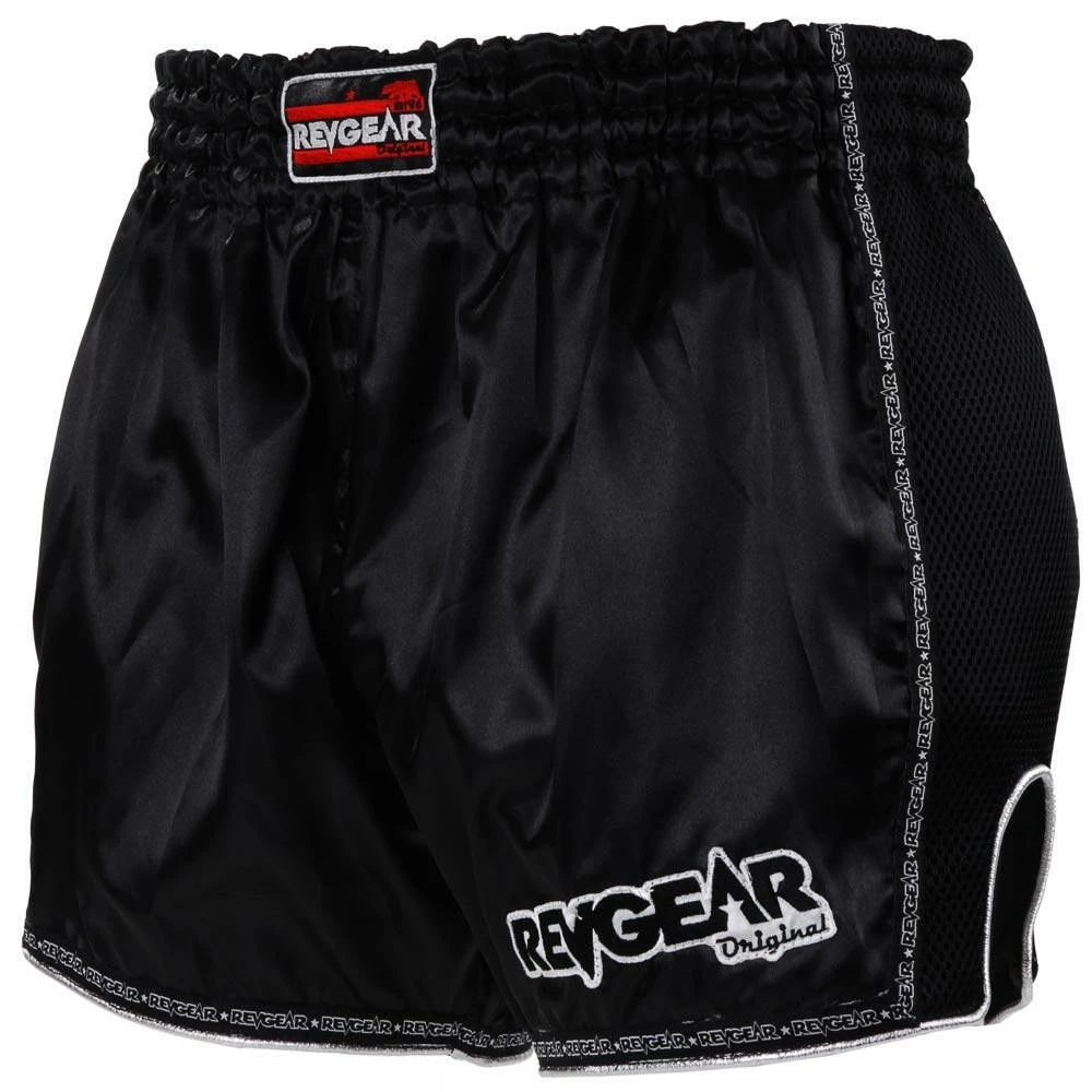 Revgear Original Muay Thai Shorts - Black - Image 2