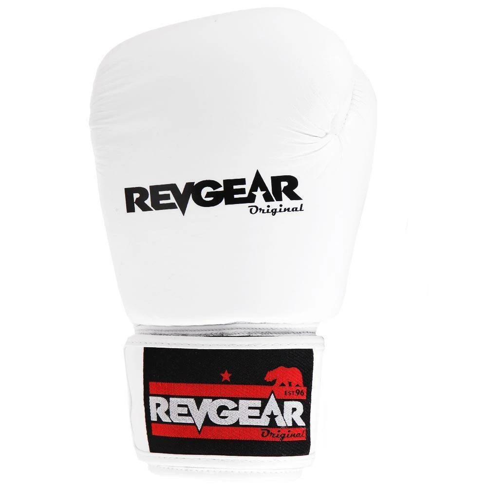 Revgear Original Thai Boxing Gloves - White - Image 4
