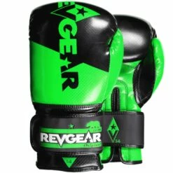 Revgear Pinnacle Boxing Gloves- Black Green
