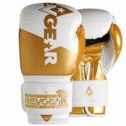 Revgear Pinnacle Boxing Gloves- White Gold