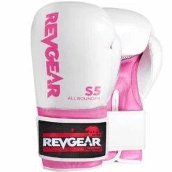 Revgear S5 All Rounder Boxing Glove - White Pink