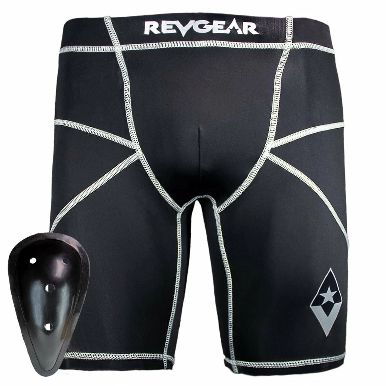 Revgear X13 Compression Shorts With Protective Cup