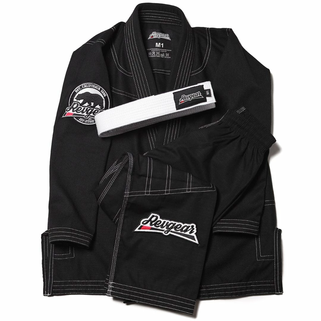 KIDS BJJ Gi - Revgear Zuma Kids' Black BJJ Gi