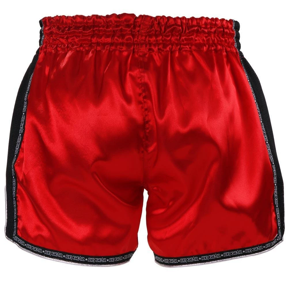 Revgear Original Muay Thai Shorts - Red - Image 4