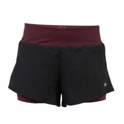 Scramble Hearts Combination Shorts - Grey/Burgundy