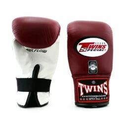 TBGLA1F Twins Air Flow Bag Gloves Maroon-White